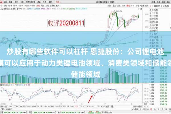 炒股有哪些软件可以杠杆 恩捷股份：公司锂电池隔膜可以应用于动力类锂电池领域、消费类领域和储能领域