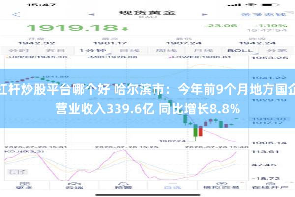 杠杆炒股平台哪个好 哈尔滨市：今年前9个月地方国企营业收入339.6亿 同比增长8.8%