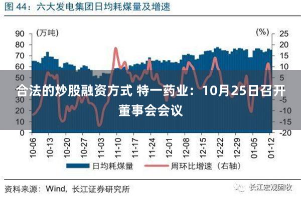 合法的炒股融资方式 特一药业：10月25日召开董事会会议